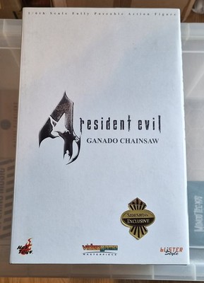 Hot Toys Resident Evil 5 Ganado Chainsaw SIDESHOW EX VGM05 BOXED EX DISPLAY