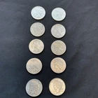 Lot of 10 1922 - 1926 Peace Silver Dollars 90% Silver $1 US Coins No Mint Mark