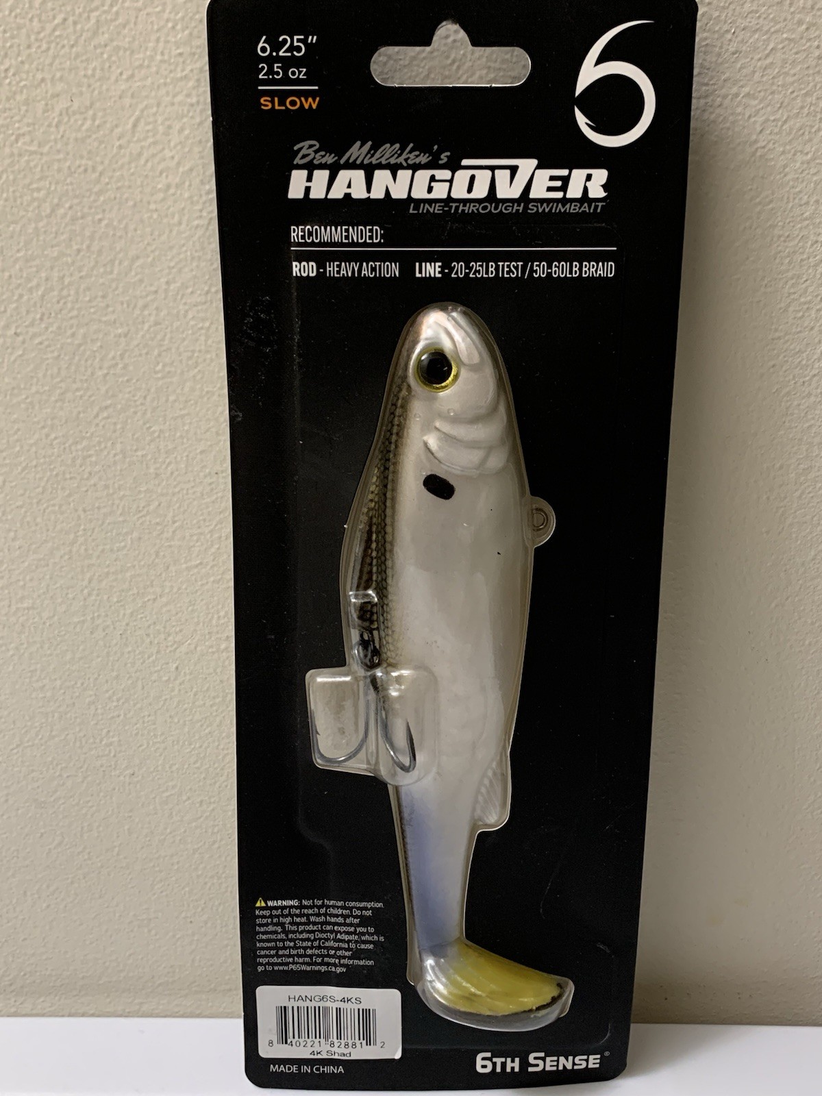 6th Sense Ben Milliken 6.25" Hangover Line Through Swimbait 4K Shad Slow Sink - Image 6