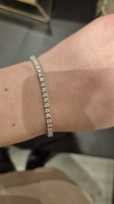 Natural diamond tennis bracelet 3.35ct RRP £7,000