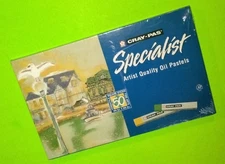 Cray-Pas Sakura Oil Pastel Square Sticks Set  50-Piece Specialist Assorted  ESP5