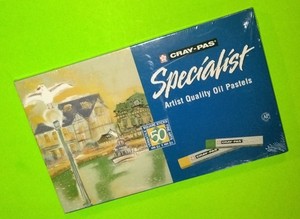 Cray-Pas Sakura Oil Pastel Square Sticks Set  50-Piece Specialist Assorted  ESP5