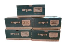 Lot Of 5 Argus Airequipt 593 Automatic Slide Changer Magazine 36 Capacity 2"x2"