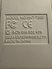 Sega Dreamcast OEM Microphone Adapter HKT-7200 