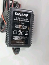12V Charger for Power Wheels Gray Battery 12-Volt SafeAMP SA-CPW12