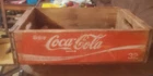 Vintage Coca-Cola Coke Red Wooden Bottle Crate