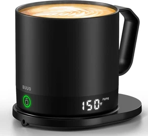 Mug de café rechargeable avec LED Affichage & Contrôle de la température, 14Oz