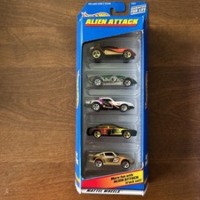 Hot Wheels Alien Attack 1998 Gift Pack 5-Car 1:64 Diecast Set, Unopened