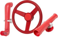 SWING SET STUFF PERISCOPE TELESCOPE AND STEERING WHEEL KIT RED accessories 0240