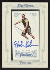 2013 TOPPS ALLEN & GINTER EKOLU KALAMA AGA-EK MINT AUTOGRAPH PADDLE BOARD