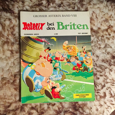 Asterix bei den Briten Grosser Asterix-Band VIII Ehapa 1969 Deutsch Farbig