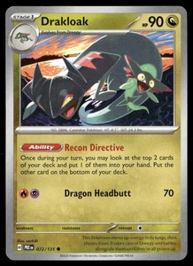 Drakloak 072/131 Prismatic Evolutions Common