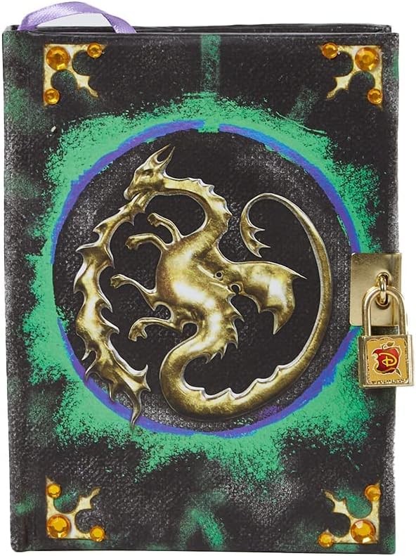 Disney Mal's Diary Descendants 3 Journal Notebook with Secret Lock and Key