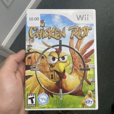 Chicken Riot Nintendo Wii 2010 Complete CIB!!!
