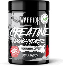 Vegan Pure Creatine Monohydrate Powder 500g - Unflavoured & Easy Dissolve