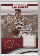 2015 Panini Wisconsin Badgers Memorabilia Sam Dekker #SD-WIS pu3