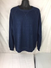 G.H. BASS  CO. Men's Sweater Blue XL