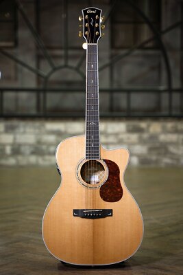 Cort Gold-OC8 OM Cutaway Acoustic Guitar All Solid Fishman