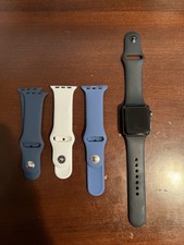 Apple Watch Sport 38mm Case 7000 Series Space Gray Aluminium Orange Band |  Compra online en eBay