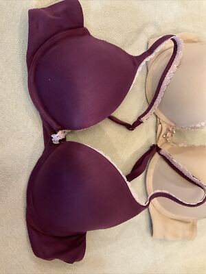 Soma 32A Victoria's Secret 32B Embraceable Push-up Lace Trim Body