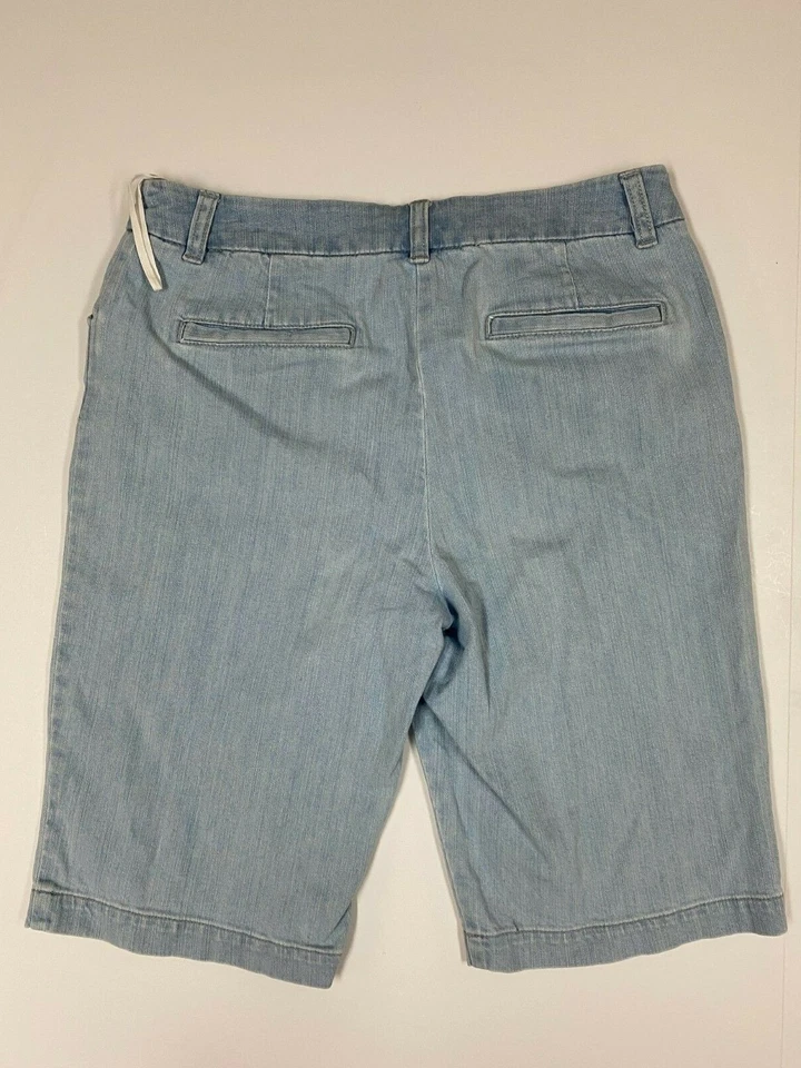 Шорты женские Jones New York 6 синие бермудские эластичные - Изображение 3 из 4