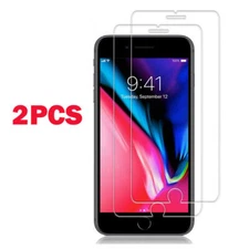 2PCS Tempered Glass Screen Protector Film For iPhone 13 14 15 16 Plus Pro Max