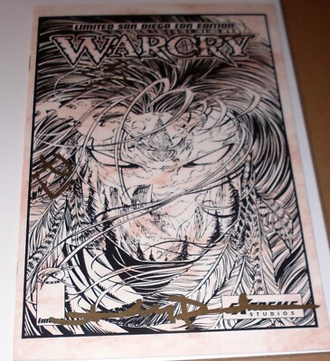 Warcry #1 Ashcan SIGNED Andy Park Danny Miki +1 Image SDCC 1995 146/2000 Limited