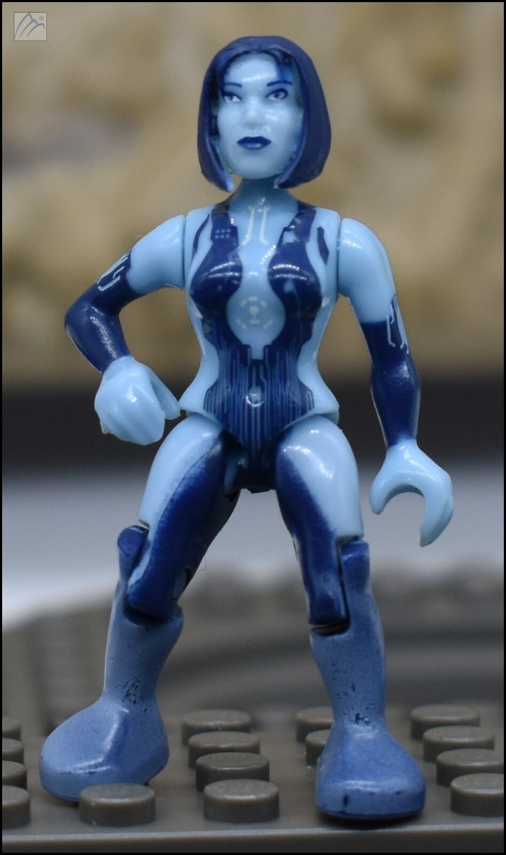 HALO MEGA BLOKS BLUE UNSC AI CORTANA MINI FIGURE 97380 CXK90