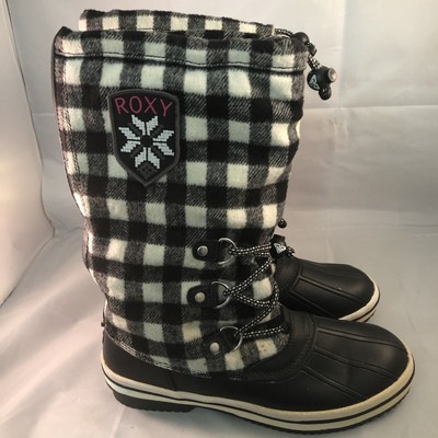 roxy plaid boots