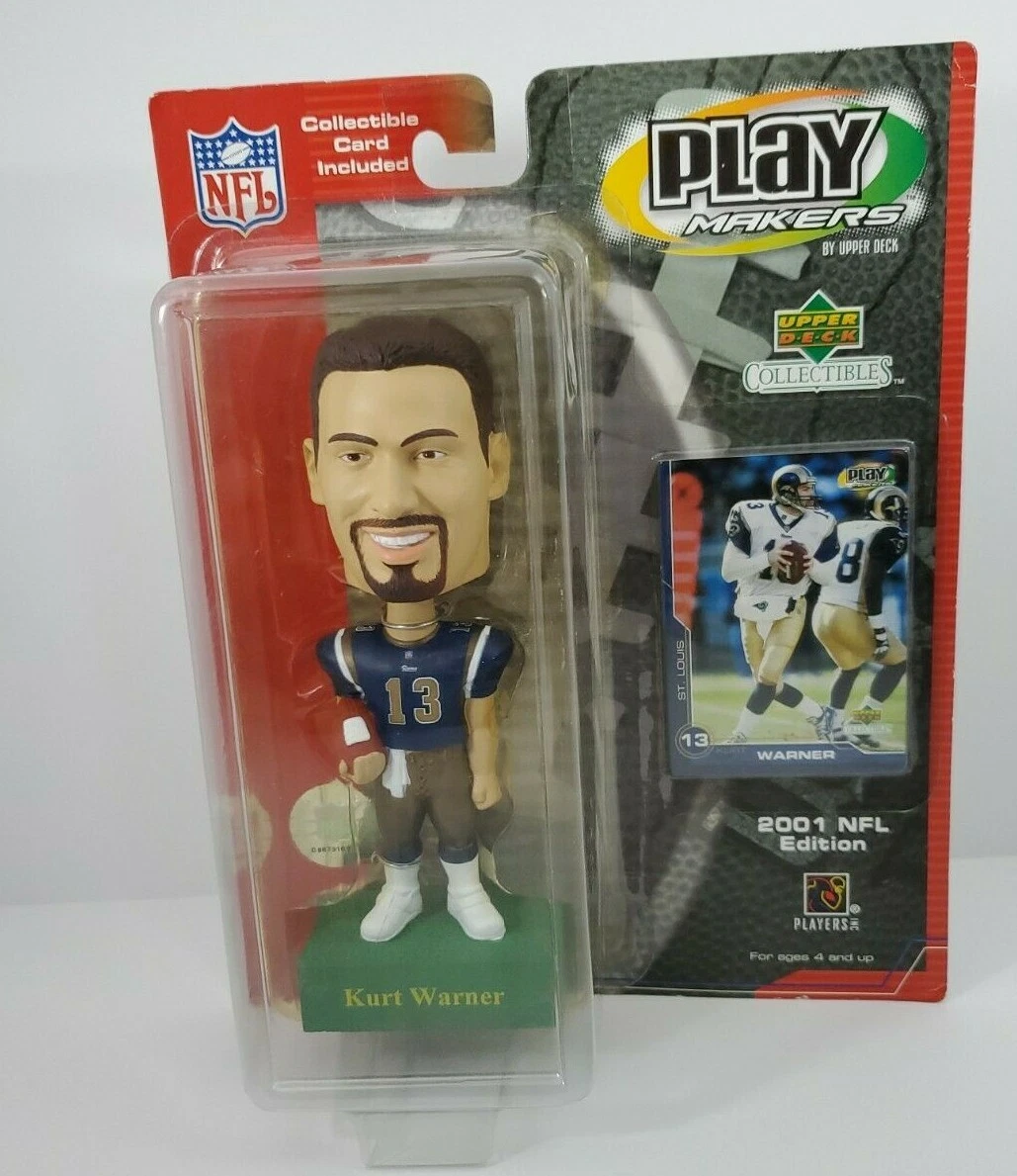 【美品】NFL  Warner Bobble Head Doll Kurt Warner #13 - Hand Painted BobbleHead Doll NFL St. Louis Rams