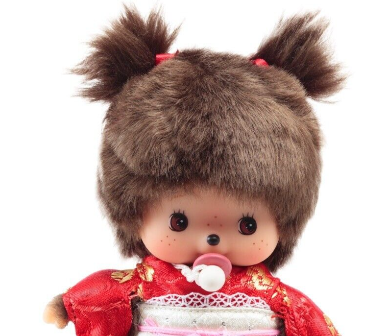 Sekiguchi Monchhichi Okimono bebichhichi Kimono Plush Toy Doll
