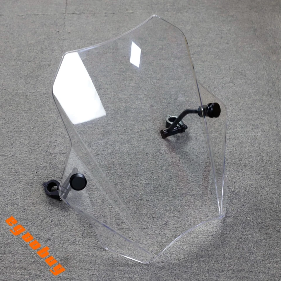 Parabrisas de polipropileno con tornillos ajuste universal Honda Suzuki BMW F650 F650CS Foto 4 de 4