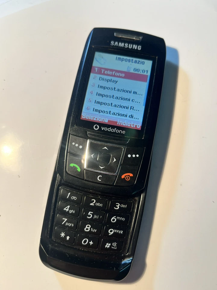 SAMSUNG SGH-E250V  Black FUNZIONANTE Perfetto Batteria Originale - Immagine 2 di 4