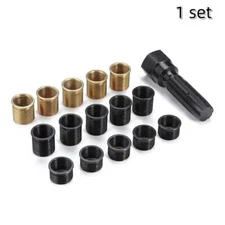 M14 x 1.25mm Spark Plug Re-thread Repair Tap Tool Reamer Inserts Kit Repair tool
