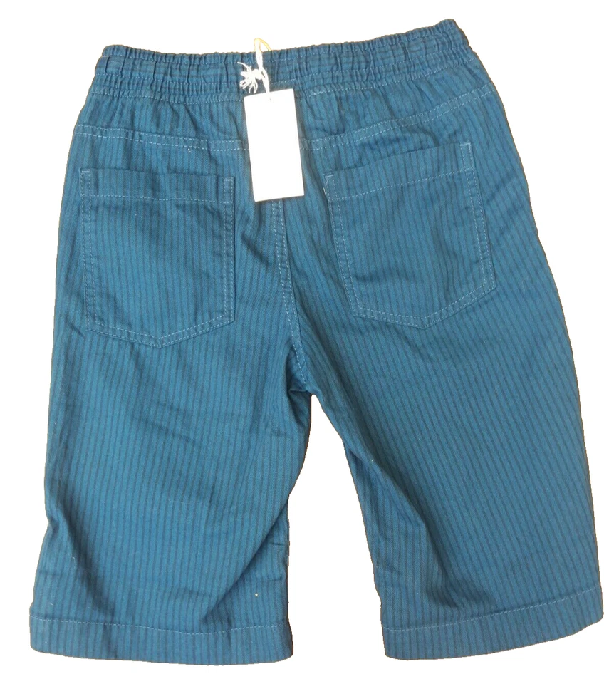 Pumpkin Patch Boys Kids Shorts Blue Stripe  Pull on Shorts Size 11 - image 2 of 4