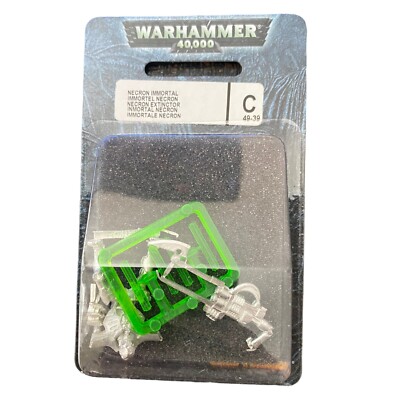 Necron Immortals Green Rods - Warhammer 40k - Metal - OOP NIB