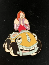 DISNEY SHOPPING JESSICA & BENNY THE CAB 20TH ANNIVERSARY PIN LE 250 RARE PIN