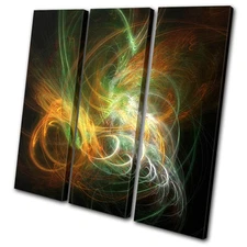 Abstract Funky Design TREBLE CANVAS WALL ART Picture Print VA