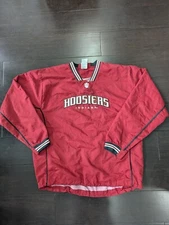 Adidas Indiana Hoosiers Pullover Windbreaker Jacket Red Extra Large 18-20
