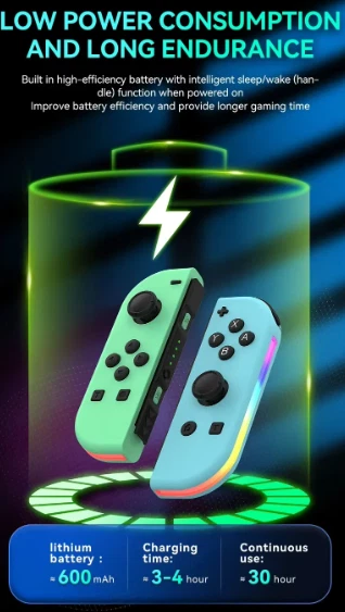 Pikachu) Wireless Controller For Nintendo Switch, OLED, Lite Gamepad Joystick - Image 2 of 4