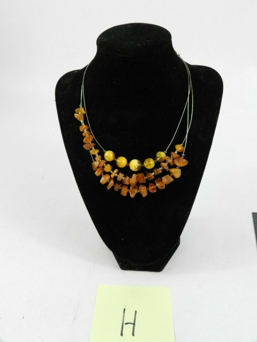 Amber Necklace 14 inch C222 | eBay