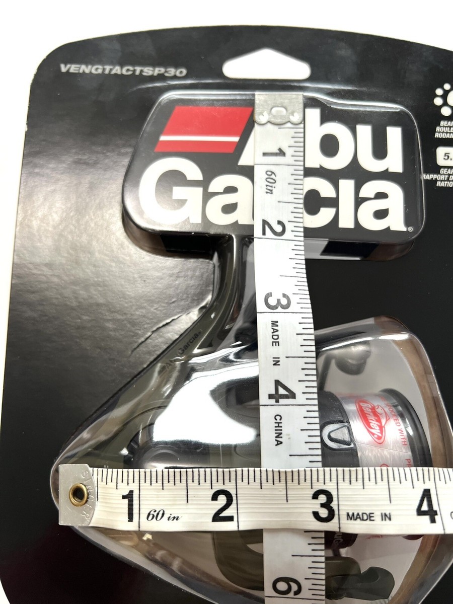Moulinet Spinning Abu Garcia Vengeance Tactical VENGTACTSP30 - Vert, 6 Billes, 5.8:1 - Neuf