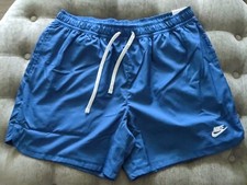 Men's XL - Nike Sportswear Essentials Woven Flow Shorts Marina Blue DM6829-407