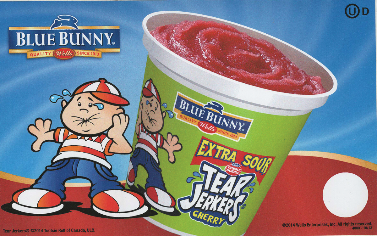 Lot of 6 Tear Jerkers Cherry Cup Blue Bunny Ice Cream Truck