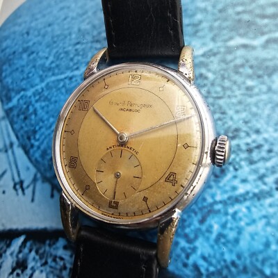 Vintage Oversized Girard Perregaux Handaufzug Herrenuhr