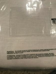 Pottery Barn Emery Linen Cotton Poletop Blackout Curtain 108