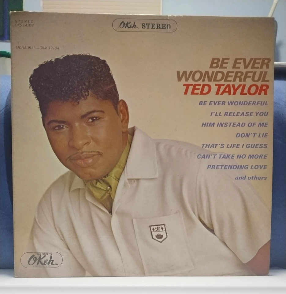 TED TAYLOR Be Ever Wonderful EXC 1ST PRESS 1963 OKEH STEREO LP Scarce SOUL/BLUES - Image 2 of 4