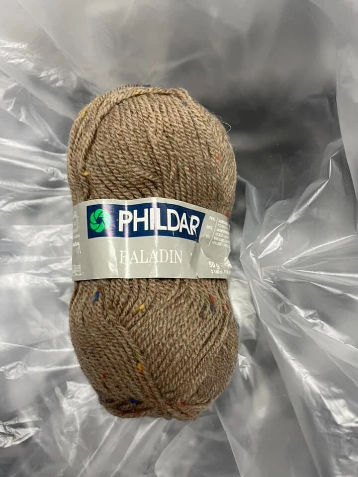 VINTAGE PHILDAR BALADIN 1 PELOTE TAUPE neuve - Photo 1/1