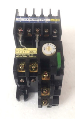 Togami Electric CLK-15JTH40-P6A & T-11J Magnetic Switch Starter New