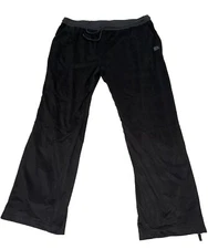 And1 Men’s 3XL Net 100% Polyester Black Activewear Drawstring Zip Ankle Pants